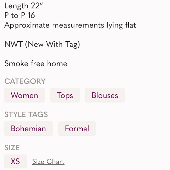 American Rag Blouse Sheer Floral Front Tie XS NWT - Picture 7 of 8